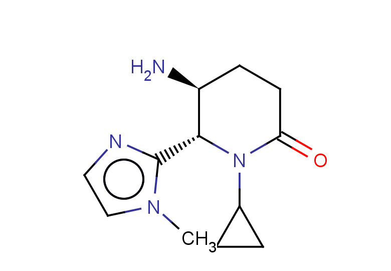 rac-(5R,6R)-5-amino-1-cyclopropyl-6-(1-methyl-1H-imidazol-2-yl)piperidin-2-one, trans