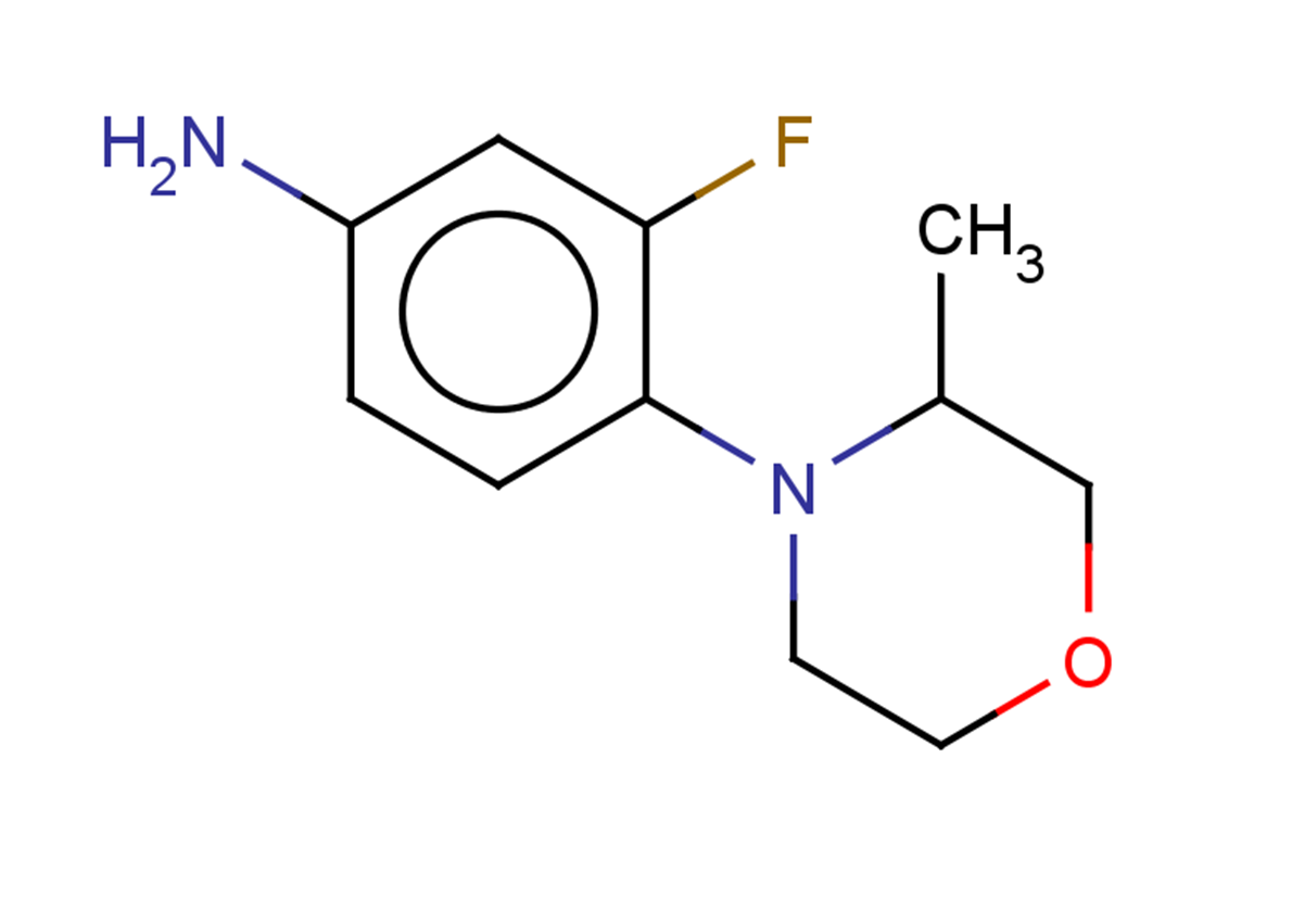 3-fluoro-4-(3-methylmorpholin-4-yl)aniline