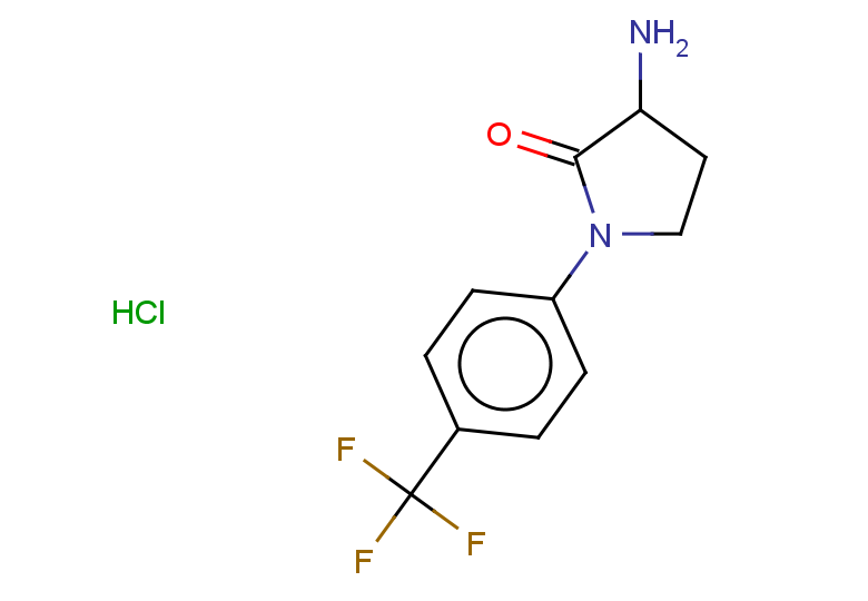 3-amino-1-[4-(trifluoromethyl)phenyl]pyrrolidin-2-one hydrochloride
