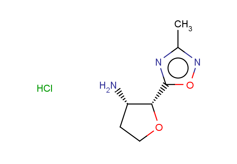 rac-(2R,3S)-2-(3-methyl-1,2,4-oxadiazol-5-yl)oxolan-3-amine hydrochloride