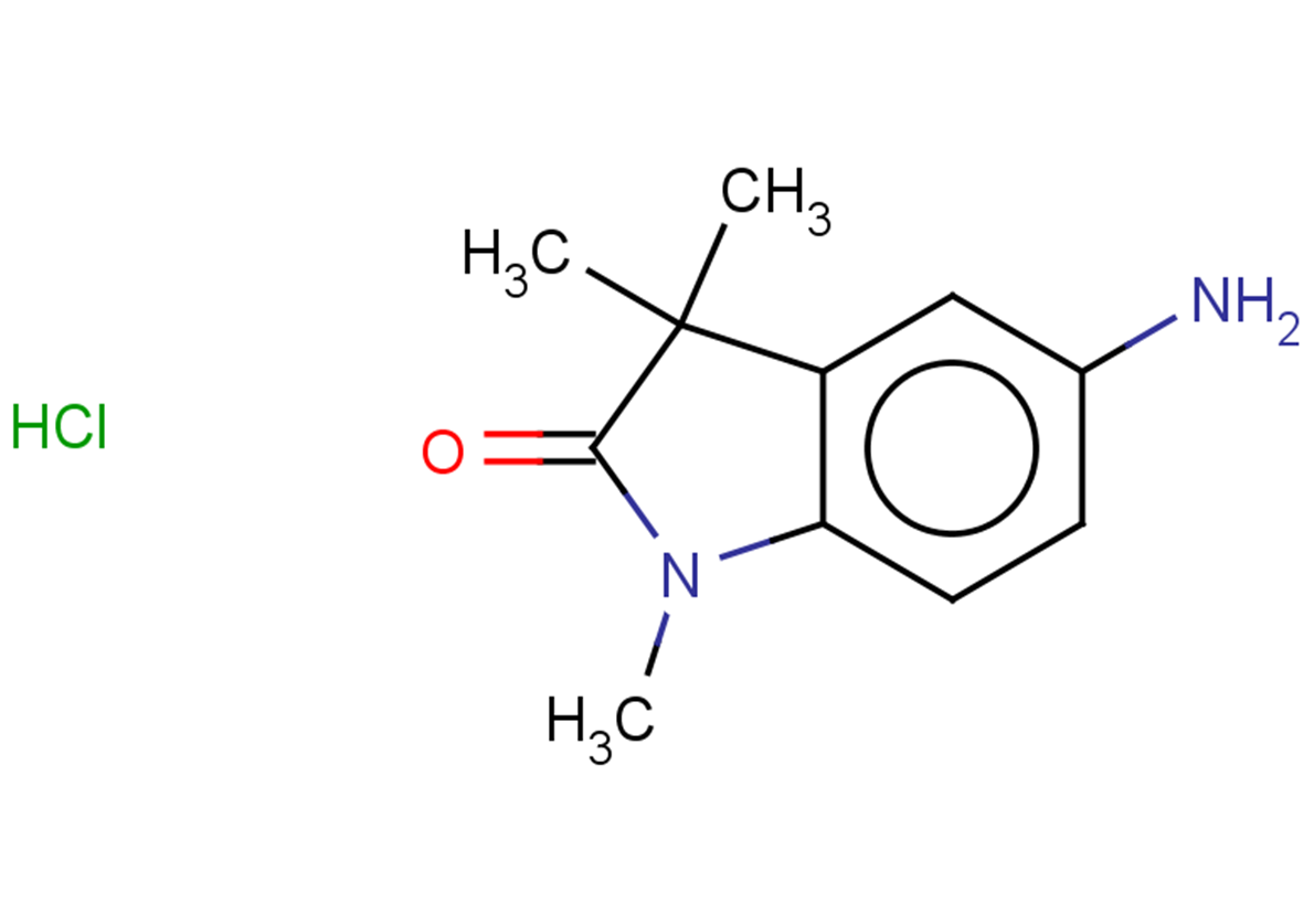 5-amino-1,3,3-trimethyl-2,3-dihydro-1H-indol-2-one hydrochloride