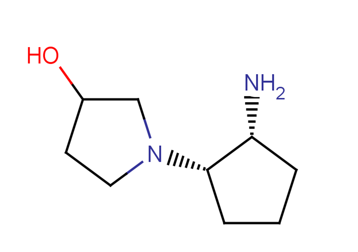 rac-1-[(1R,2S)-2-aminocyclopentyl]pyrrolidin-3-ol, cis