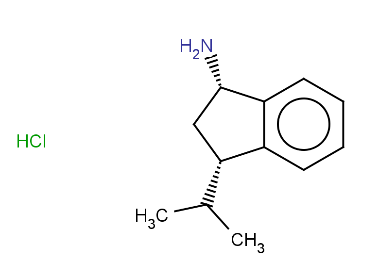 rac-(1R,3R)-3-(propan-2-yl)-2,3-dihydro-1H-inden-1-amine hydrochloride, cis
