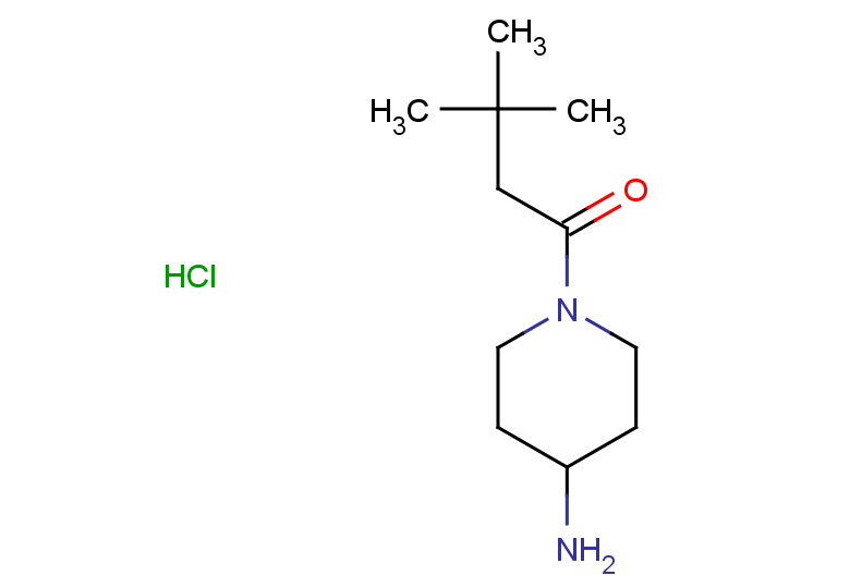 1-(4-aminopiperidin-1-yl)-3,3-dimethylbutan-1-one hydrochloride