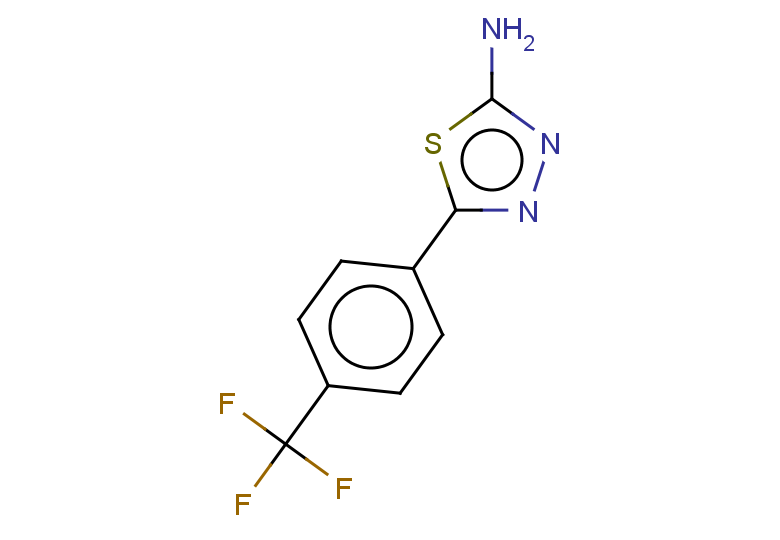 5-[4-(trifluoromethyl)phenyl]-1,3,4-thiadiazol-2-amine