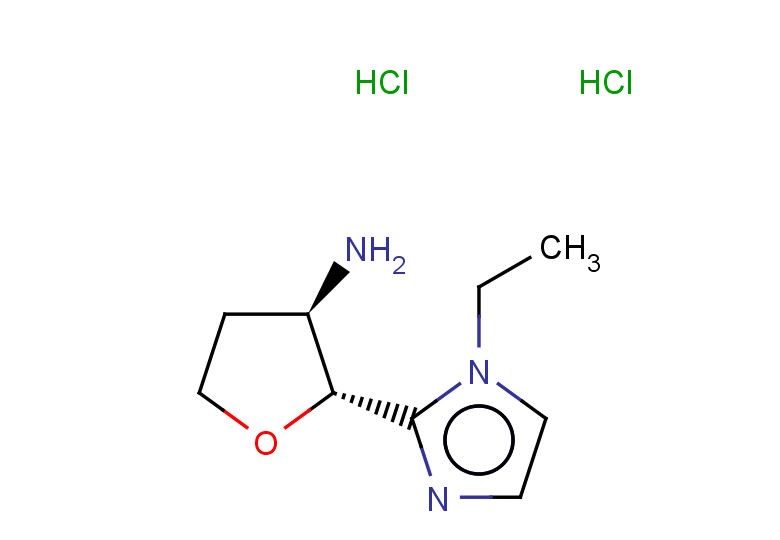 rac-(2R,3R)-2-(1-ethyl-1H-imidazol-2-yl)oxolan-3-amine dihydrochloride