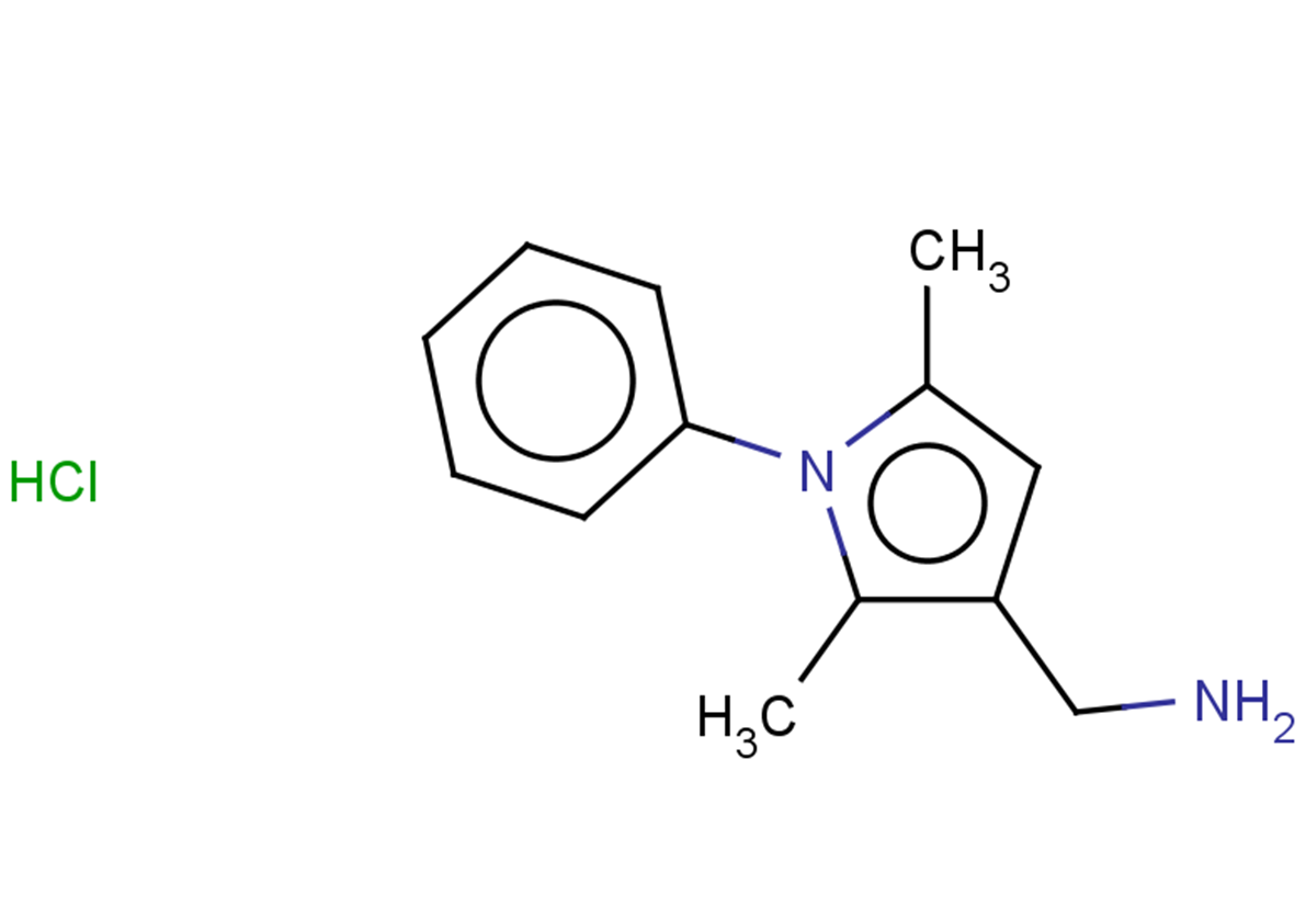 (2,5-dimethyl-1-phenyl-1H-pyrrol-3-yl)methanamine hydrochloride