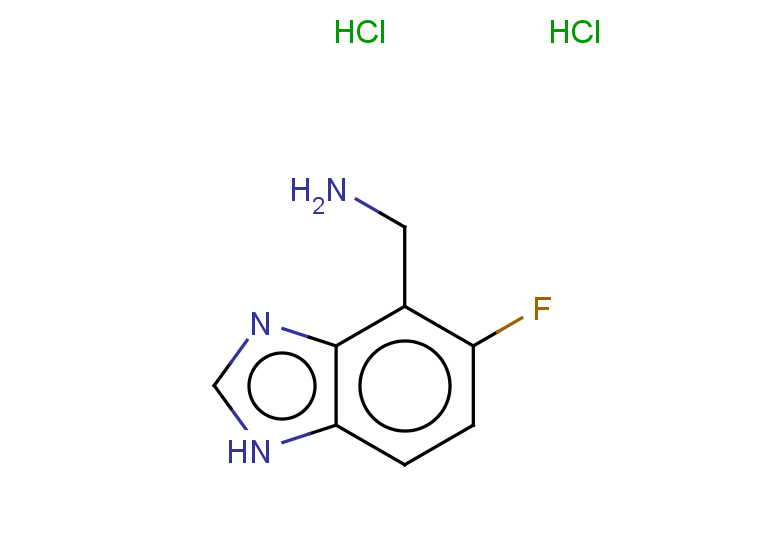 (5-fluoro-1H-1,3-benzodiazol-4-yl)methanamine dihydrochloride