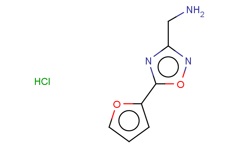[5-(furan-2-yl)-1,2,4-oxadiazol-3-yl]methanamine hydrochloride