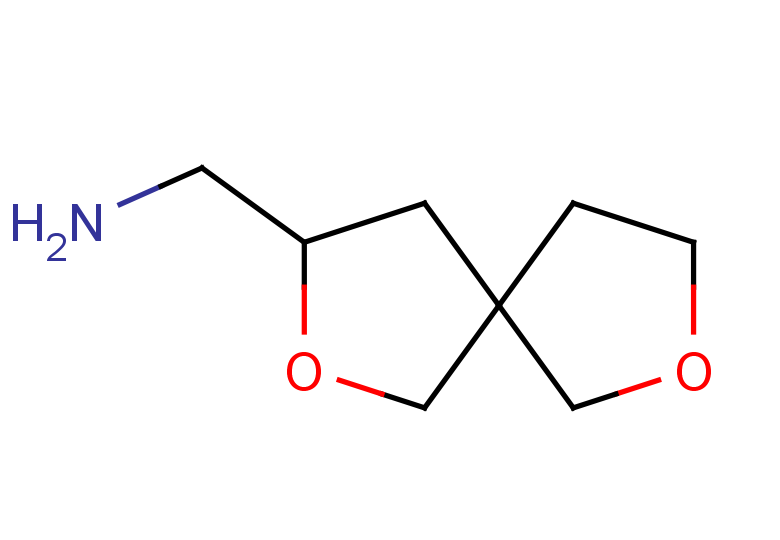 1-{2,7-dioxaspiro[4.4]nonan-3-yl}methanamine, Mixture of diastereomers