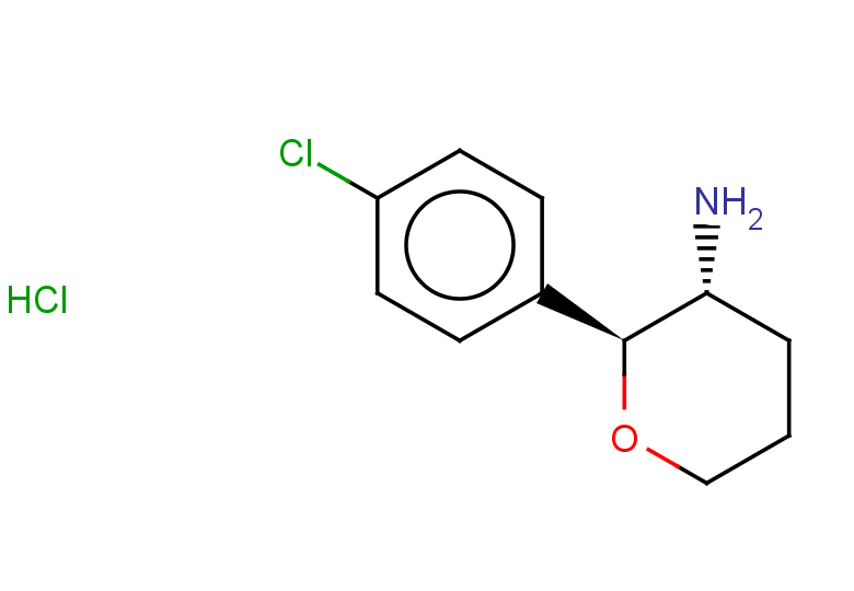 rac-(2R,3S)-2-(4-chlorophenyl)oxan-3-amine hydrochloride