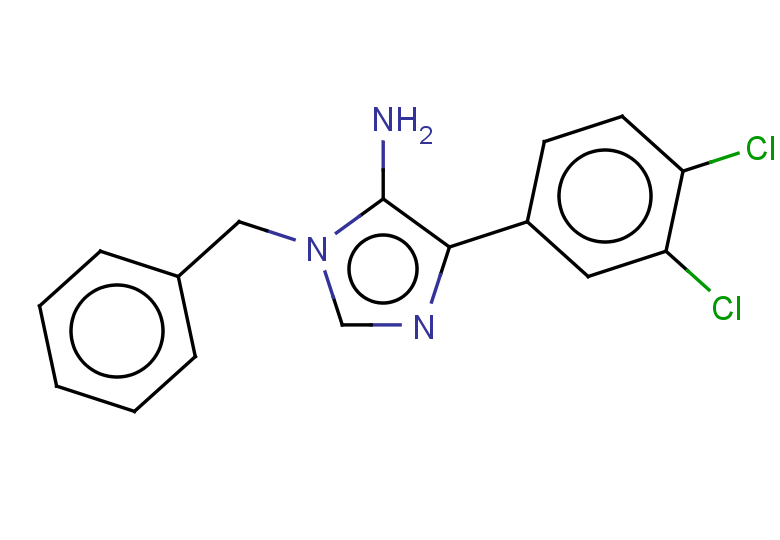 1-benzyl-4-(3,4-dichlorophenyl)-1H-imidazol-5-amine