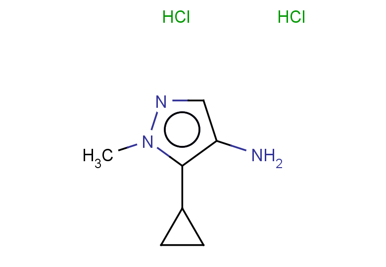 5-cyclopropyl-1-methyl-1H-pyrazol-4-amine dihydrochloride
