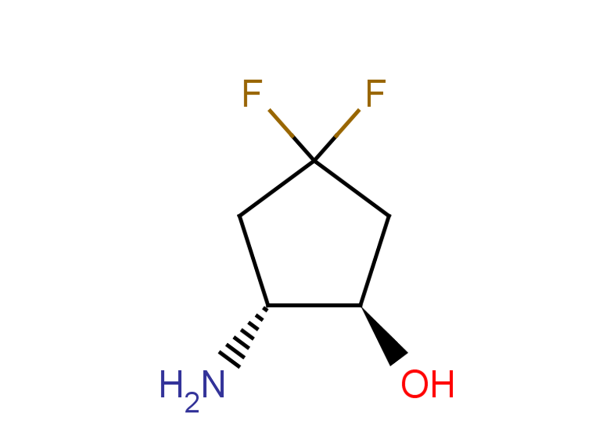 rac-(1R,2R)-2-amino-4,4-difluorocyclopentan-1-ol, trans