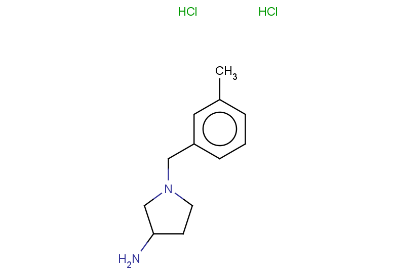 1-[(3-methylphenyl)methyl]pyrrolidin-3-amine dihydrochloride