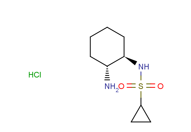 rac-N-[(1R,2R)-2-aminocyclohexyl]cyclopropanesulfonamide hydrochloride, trans