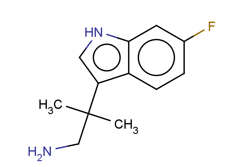 2-(6-fluoro-1H-indol-3-yl)-2-methylpropan-1-amine