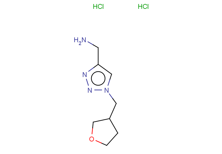 {1-[(oxolan-3-yl)methyl]-1H-1,2,3-triazol-4-yl}methanamine dihydrochloride