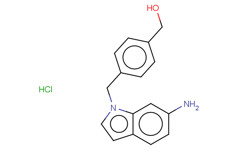 {4-[(6-amino-1H-indol-1-yl)methyl]phenyl}methanol hydrochloride