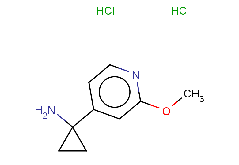 1-(2-methoxypyridin-4-yl)cyclopropan-1-amine dihydrochloride