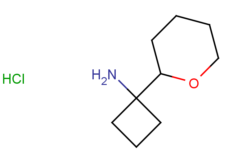 1-(oxan-2-yl)cyclobutan-1-amine hydrochloride