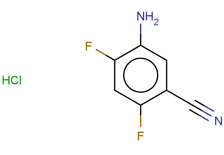5-amino-2,4-difluorobenzonitrile hydrochloride