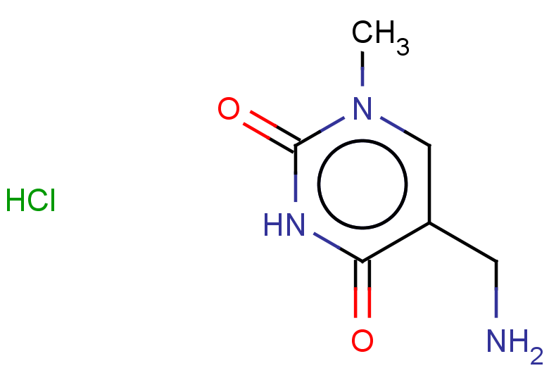 5-(aminomethyl)-1-methyl-1,2,3,4-tetrahydropyrimidine-2,4-dione hydrochloride