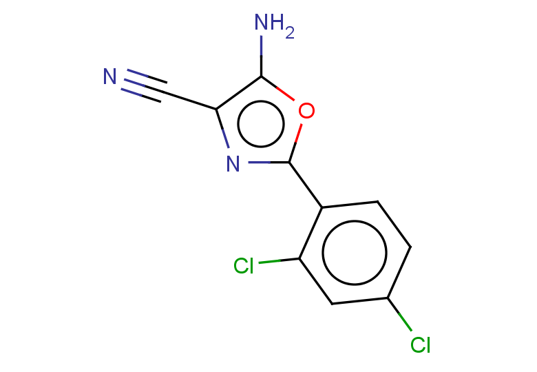 5-amino-2-(2,4-dichlorophenyl)oxazole-4-carbonitrile