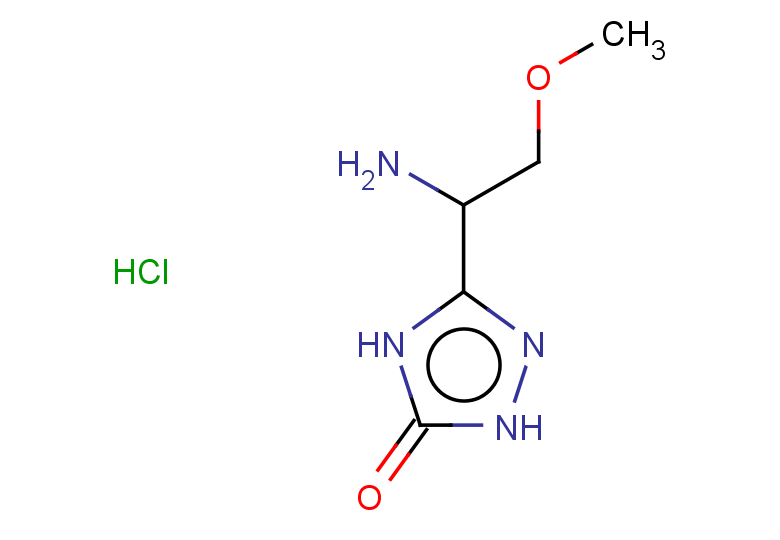 3-(1-amino-2-methoxyethyl)-4,5-dihydro-1H-1,2,4-triazol-5-one hydrochloride