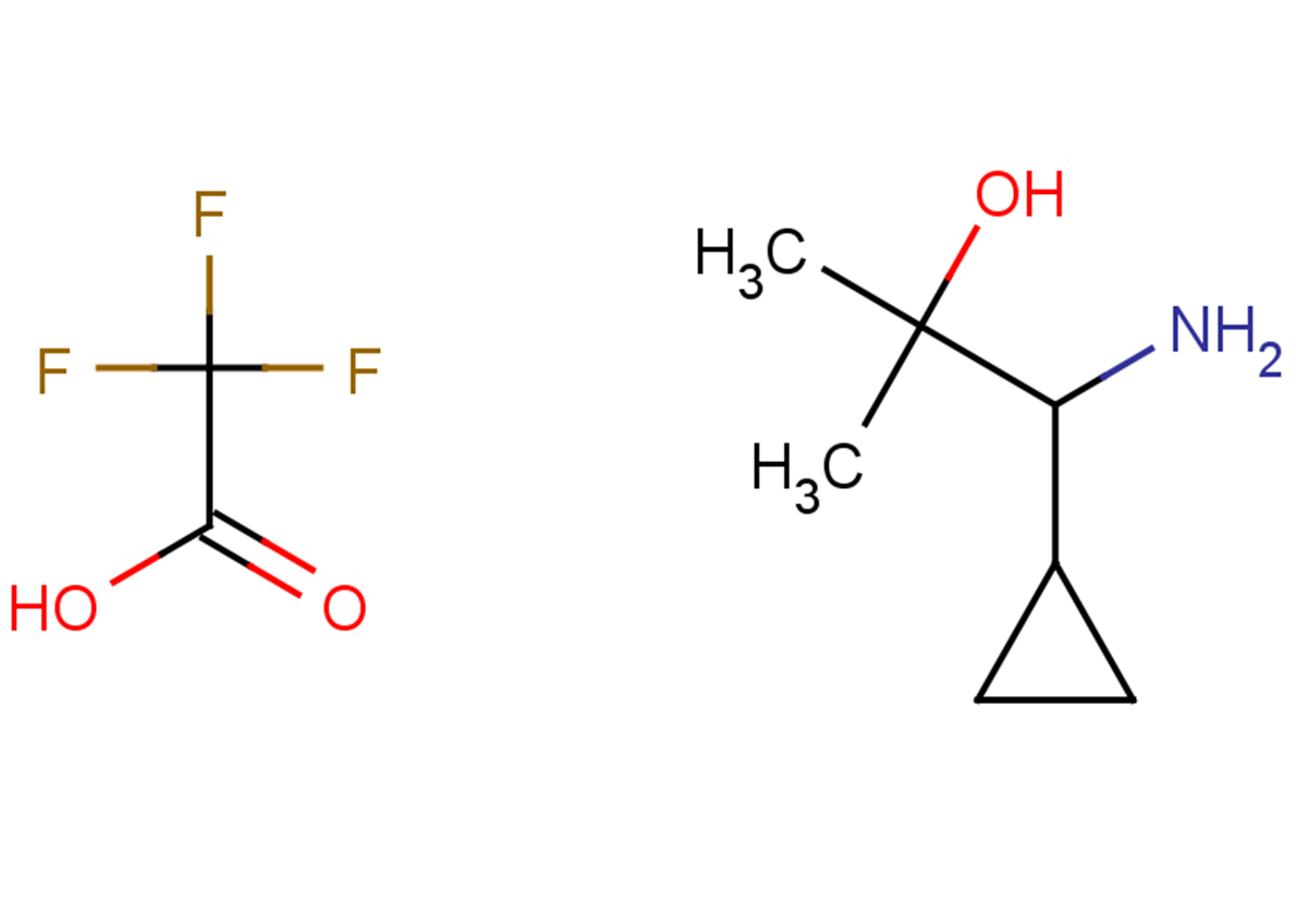 1-amino-1-cyclopropyl-2-methylpropan-2-ol, trifluoroacetic acid