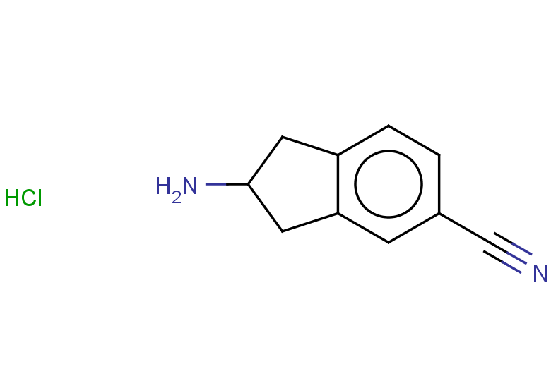 2-amino-2,3-dihydro-1H-indene-5-carbonitrile hydrochloride
