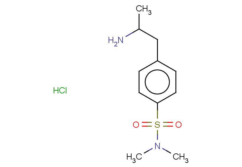 4-(2-aminopropyl)-N,N-dimethylbenzene-1-sulfonamide hydrochloride