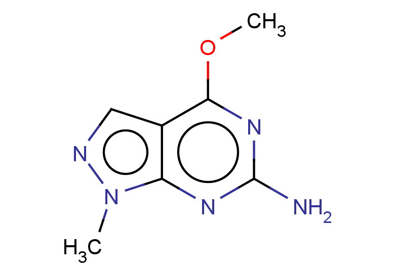 4-methoxy-1-methyl-1H-pyrazolo[3,4-d]pyrimidin-6-amine
