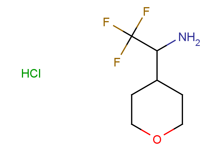 2,2,2-trifluoro-1-(oxan-4-yl)ethan-1-amine hydrochloride