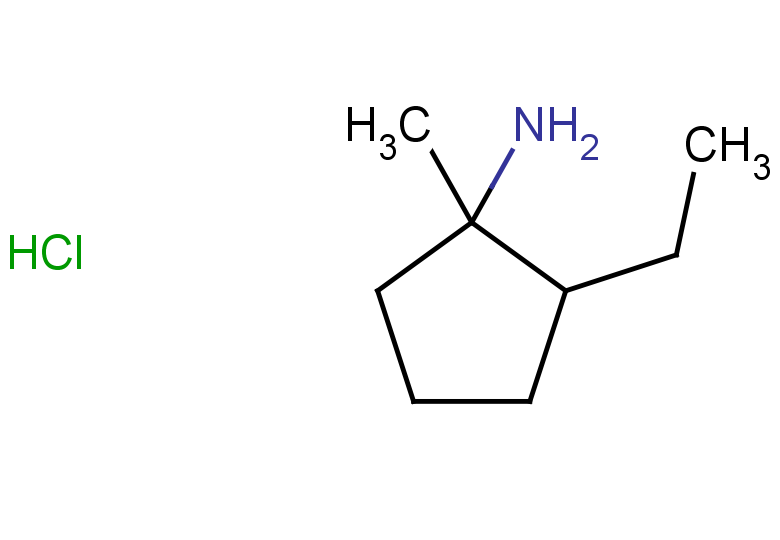 2-ethyl-1-methylcyclopentan-1-amine hydrochloride