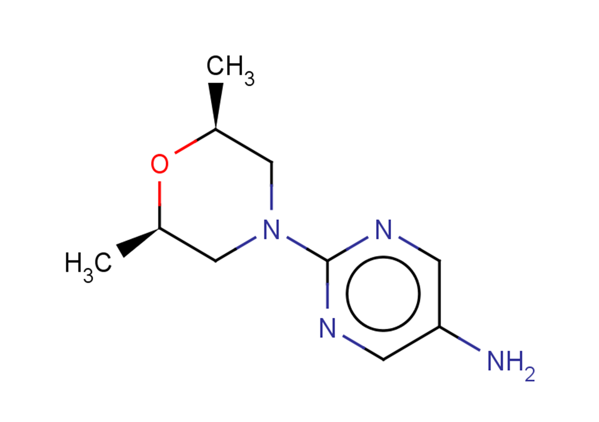 rac-2-[(2R,6S)-2,6-dimethylmorpholin-4-yl]pyrimidin-5-amine, cis