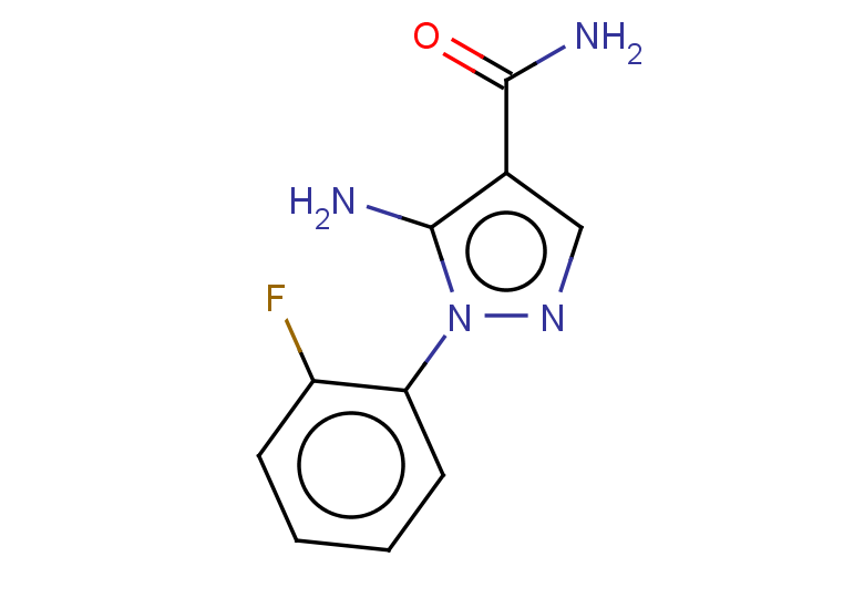 5-amino-1-(2-fluorophenyl)-1H-pyrazole-4-carboxamide