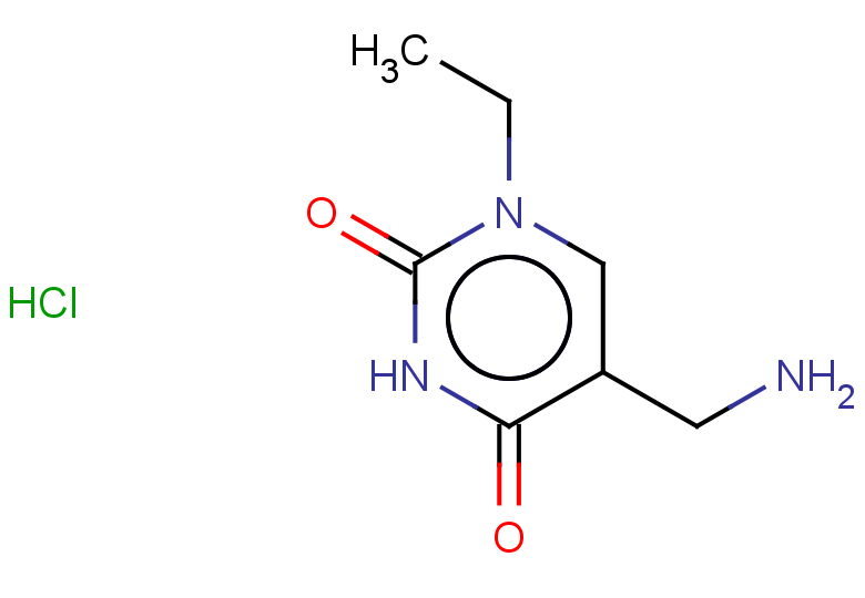 5-(aminomethyl)-1-ethyl-1,2,3,4-tetrahydropyrimidine-2,4-dione hydrochloride