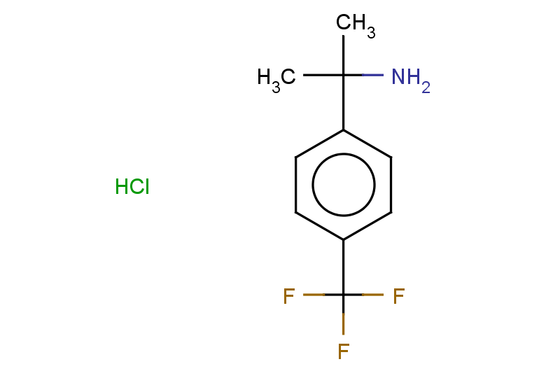 2-[4-(trifluoromethyl)phenyl]propan-2-amine hydrochloride