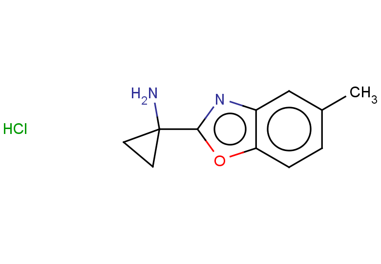 1-(5-methyl-1,3-benzoxazol-2-yl)cyclopropan-1-amine hydrochloride