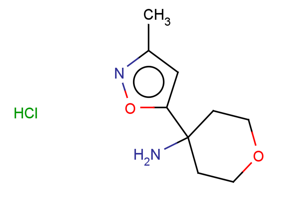4-(3-methyl-1,2-oxazol-5-yl)oxan-4-amine hydrochloride