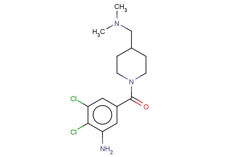 2,3-dichloro-5-{4-[(dimethylamino)methyl]piperidine-1-carbonyl}aniline