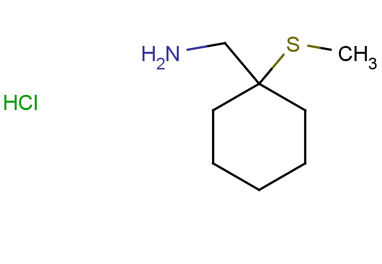 [1-(methylsulfanyl)cyclohexyl]methanamine hydrochloride
