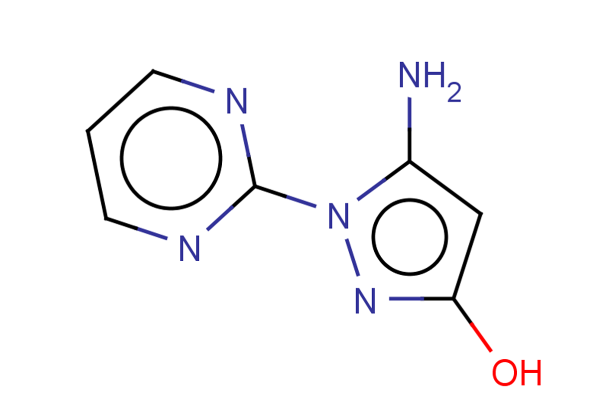 5-amino-1-(pyrimidin-2-yl)-1H-pyrazol-3-ol