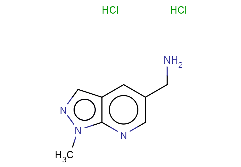 {1-methyl-1H-pyrazolo[3,4-b]pyridin-5-yl}methanamine dihydrochloride