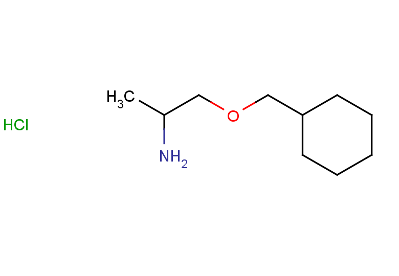 1-(cyclohexylmethoxy)propan-2-amine hydrochloride