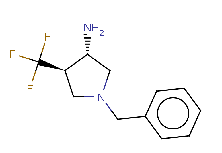 rac-(3R,4S)-1-benzyl-4-(trifluoromethyl)pyrrolidin-3-amine