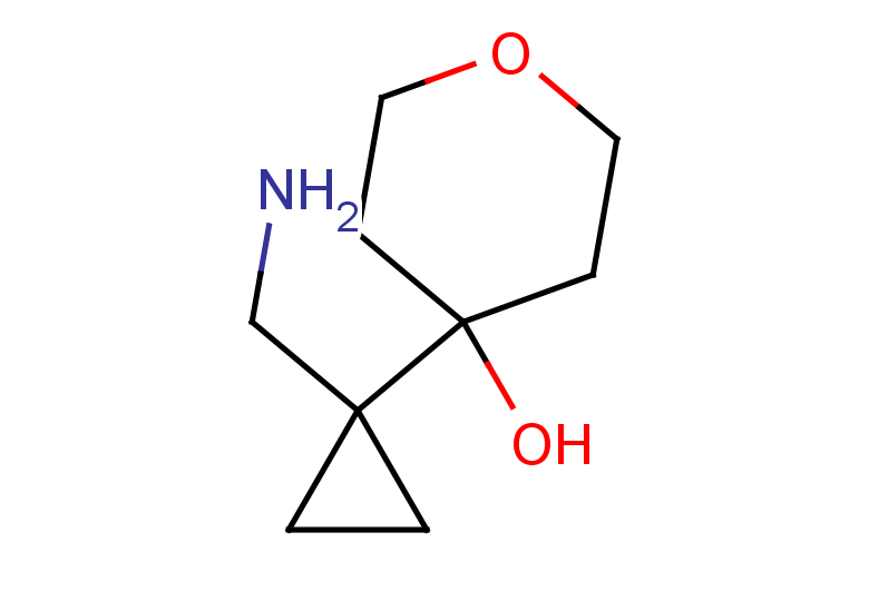 4-[1-(aminomethyl)cyclopropyl]oxan-4-ol