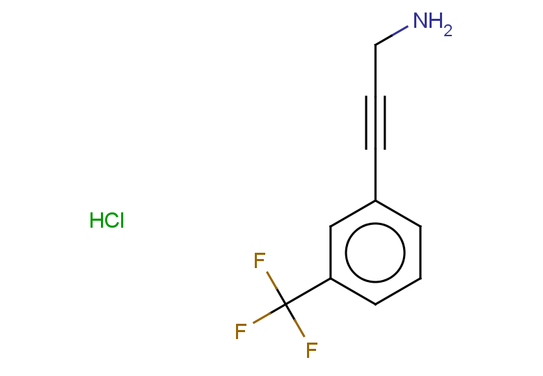 3-[3-(trifluoromethyl)phenyl]prop-2-yn-1-amine hydrochloride