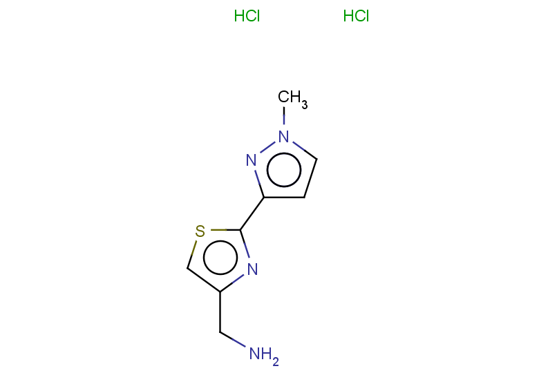 [2-(1-methyl-1H-pyrazol-3-yl)-1,3-thiazol-4-yl]methanamine dihydrochloride